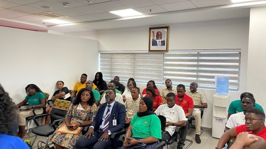 RTI COMMISSION IN COLLABORATION WITH RTI UNIT SENSITIZE GCX STAFF ON THE RIGHT TO INFORMATION ACT image