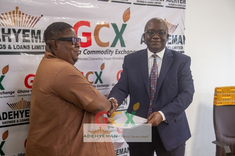 ADEHYEMAN, GHANA COMMODITY EXCHANGE PARTNER TO SUPPORT FARMERS image