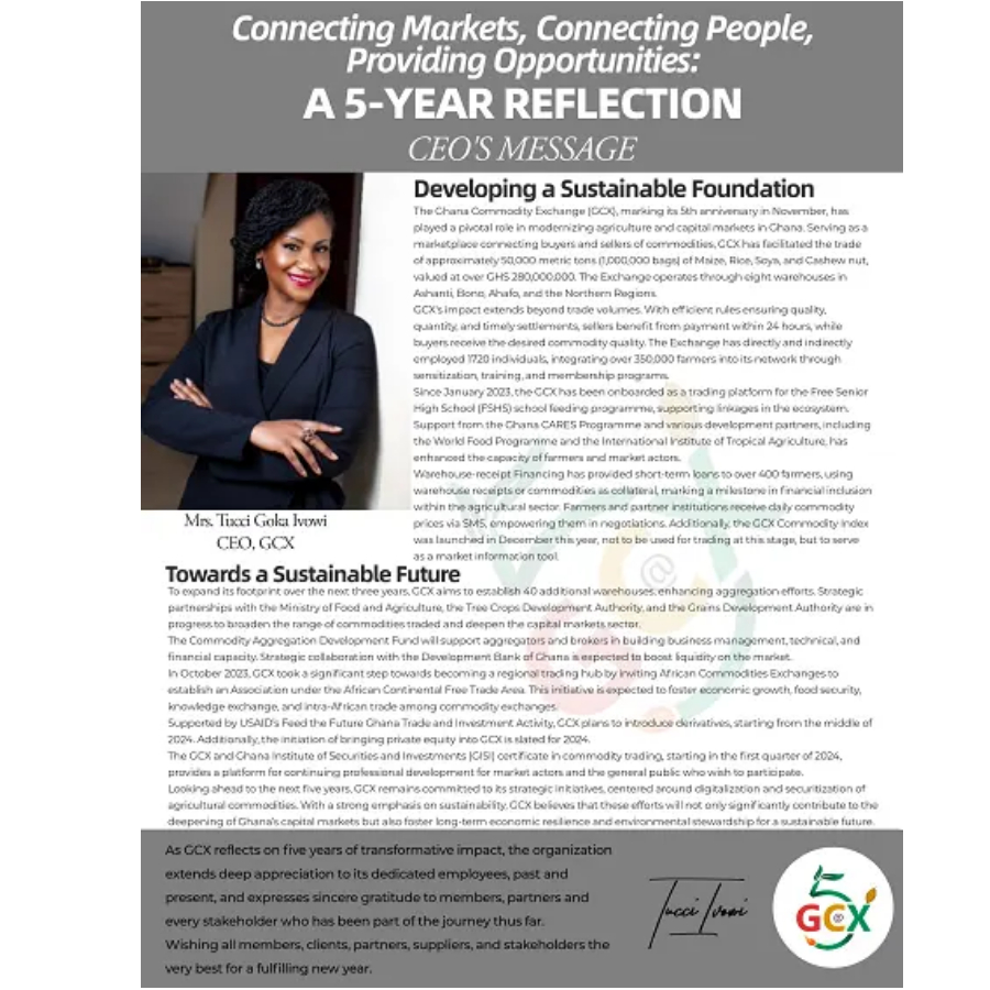 CONNECTING MARKETS, CONNECTING PEOPLE, PROVIDING OPPORTUNITIES:  A 5-YEAR REFLECTION image
