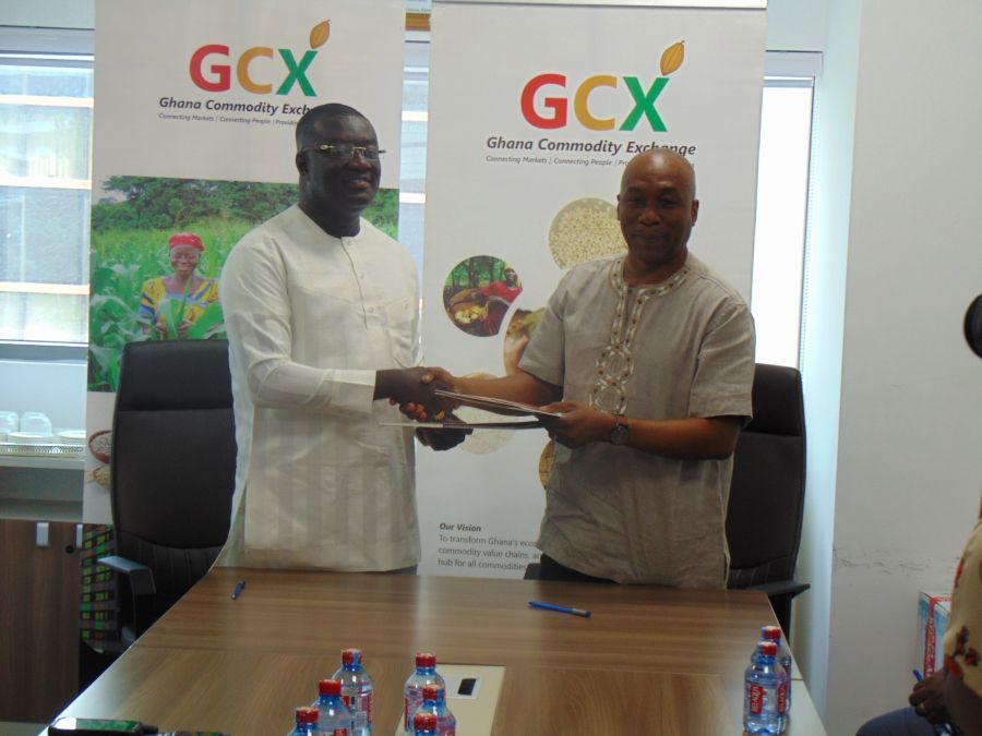 OVER 12,000 FARMERS TO BENEFIT FROM STORAGE & READY MARKET AS GCX PARTNERS JFB. IN JUABEN ASHANTI image