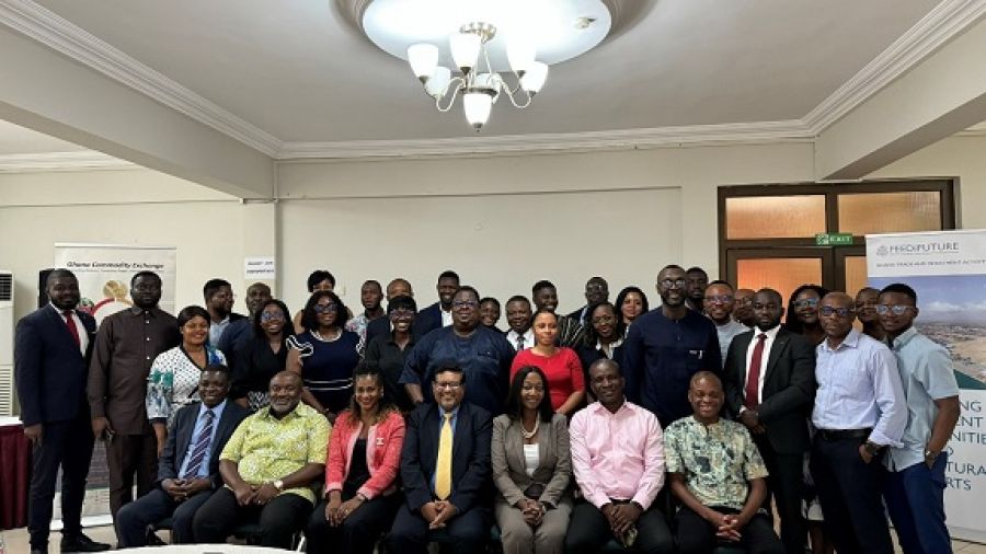 GHANA COMMODITY EXCHANGE PREPARES FOR DERIVATIVES INTRODUCTION WITH KEY STAKEHOLDER MEETINGS, STAKEHOLDER POLICY VALIDATION AND CAPACITY BUILDING EXERCISE. image