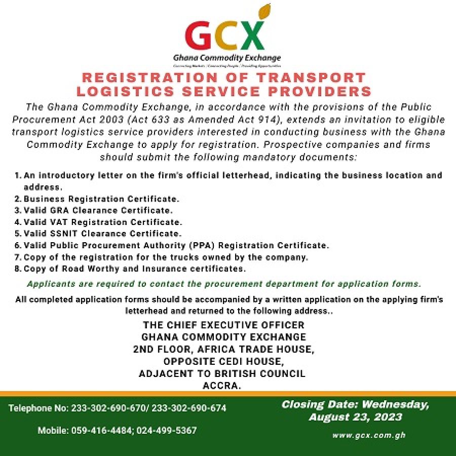 REGISTRATION OF TRANSPORT LOGISTICS SERVICE PROVIDERS image
