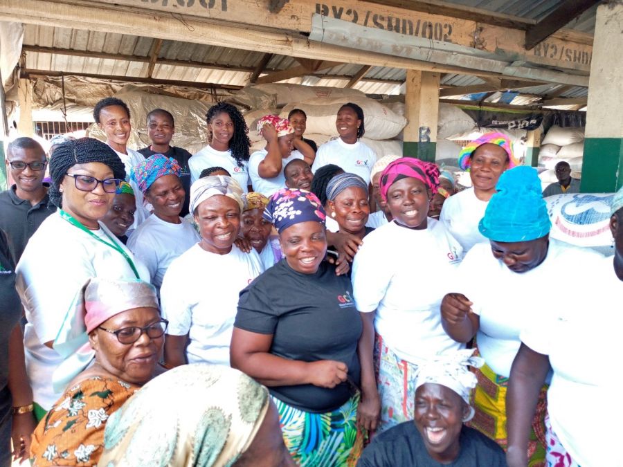 GHANA COMMODITY EXCHANGE VISITS THE KASOA MARKET image