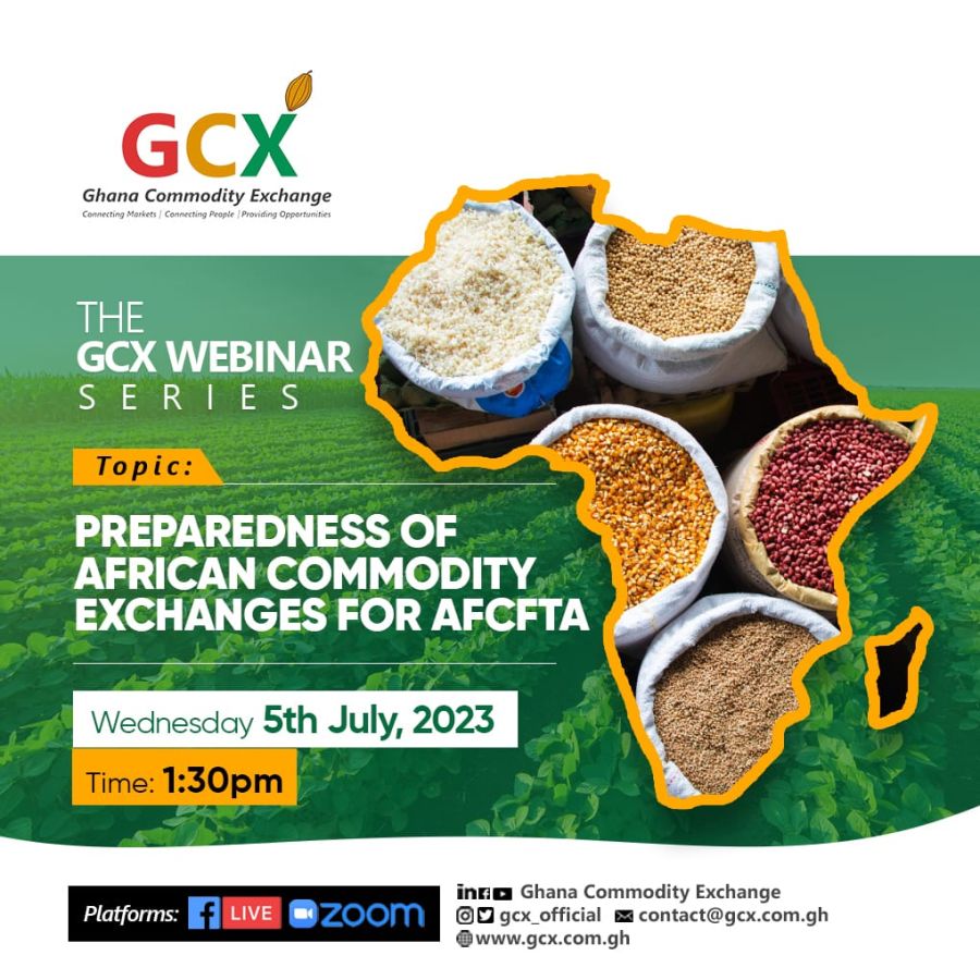 THE GCX WEBINAR SERIES: Preparedness of African Commodity Exchanges for AfCFTA image